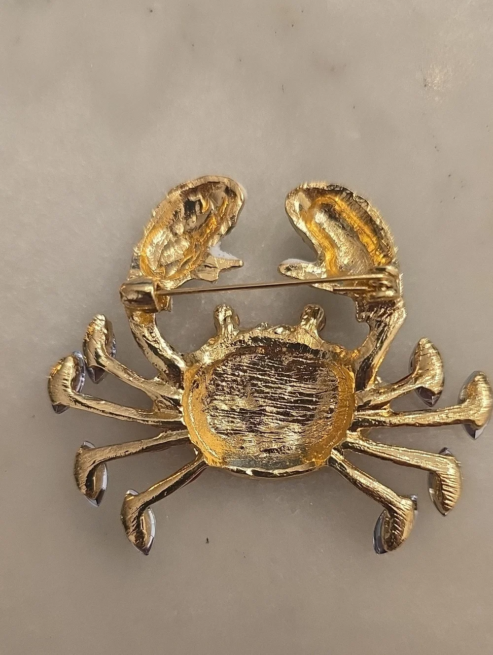 NWOT Red Crab Brooch